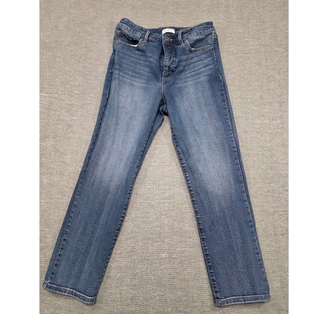 Sofia Jeans by Sofia Vergara Leslie Slim Straight Blue‎ Denim Women's Size 4